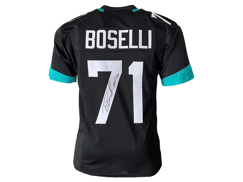 Tony Boselli Autographed Jacksonville Black Football Jersey JSA