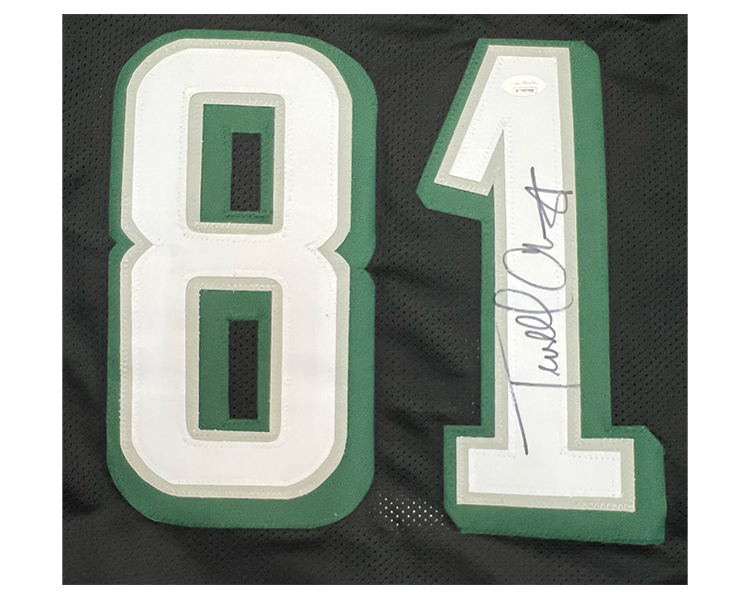 Terrell Owens Autographed Custom Black Football Jersey (JSA)