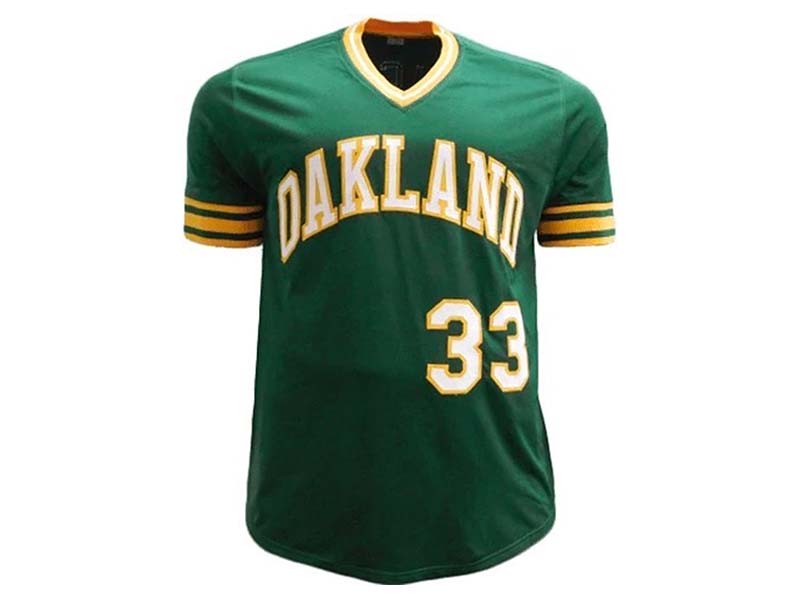 Jose Canseco Autographed Pro Style Green/Yellow Baseball Jersey (JSA) –  Golden Autographs