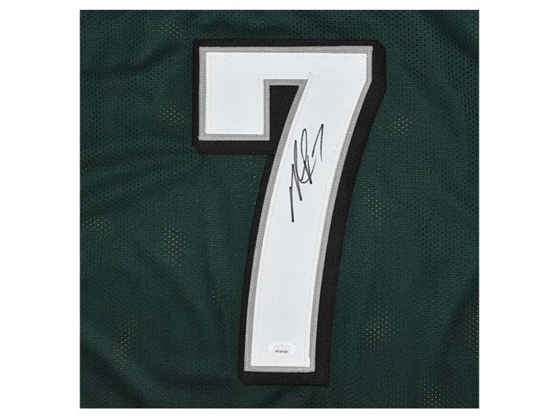 Michael Vick Autographed Philadelphia Pro Style Green Football Jersey (JSA)