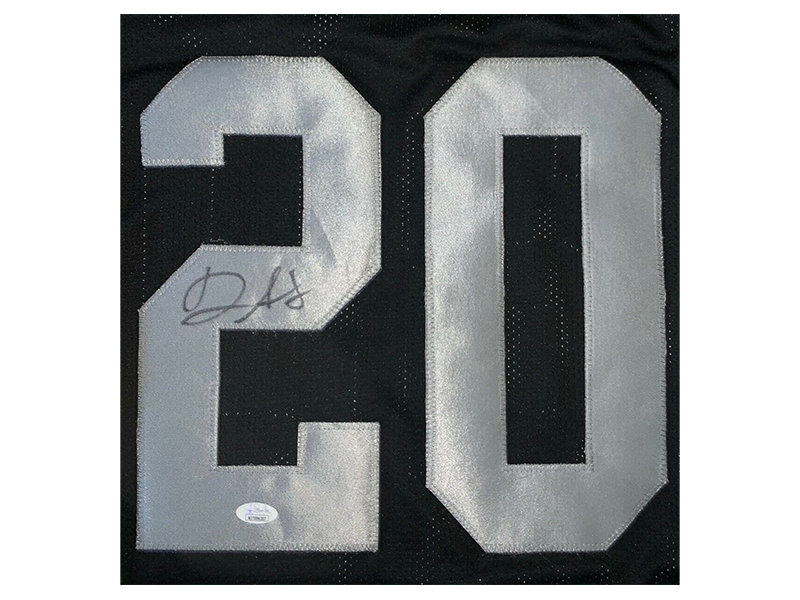 Damon Arnette Autographed Oakland Black  Jersey (JSA)
