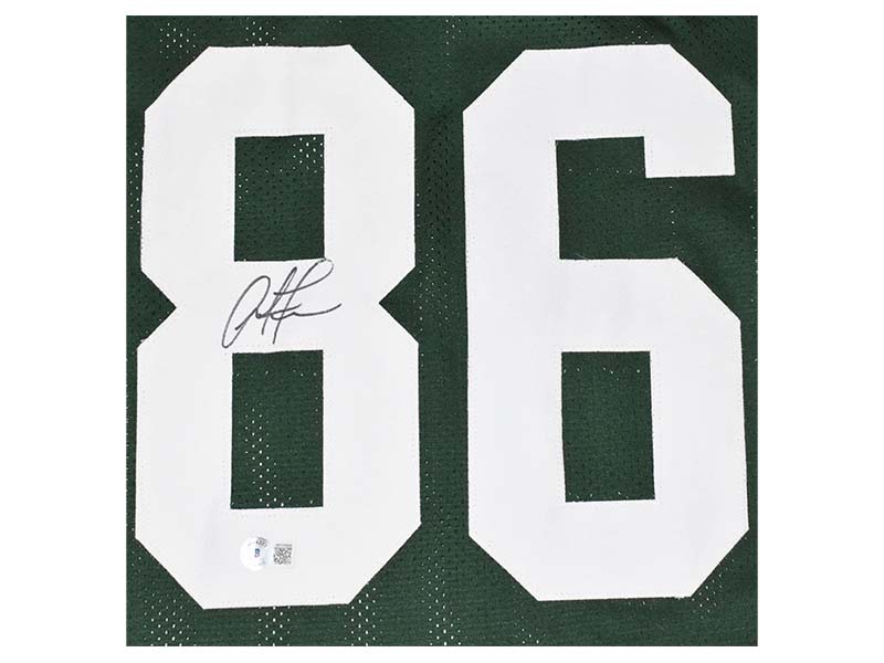 Antonio Freeman Autographed Green Bay Green Football Jersey (Beckett)