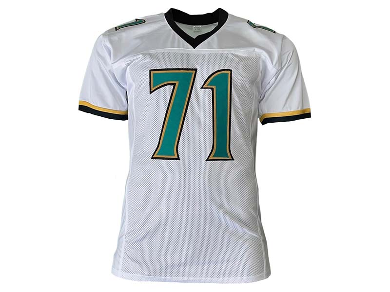 Tony Boselli Autographed Pro Style White Football Jersey JSA