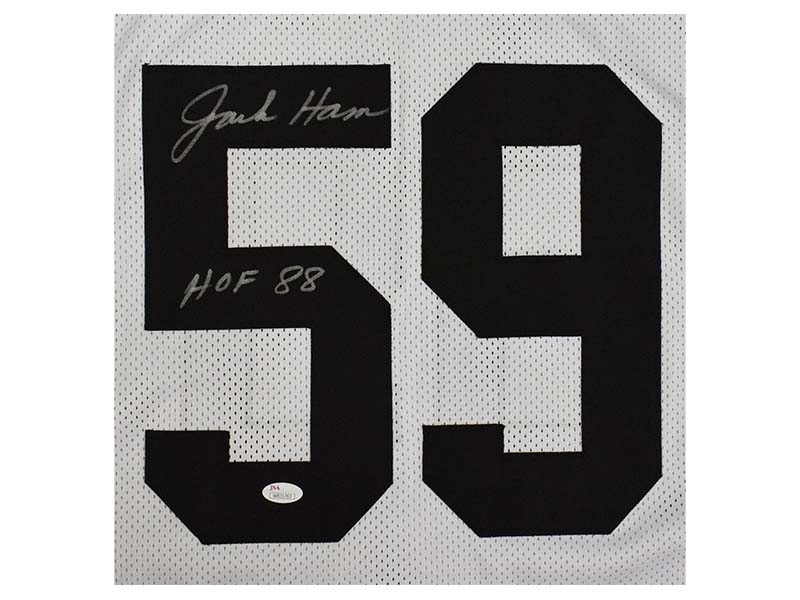 Jack Ham Autographed HOF 88 Pro Style White Football Jersey (JSA)