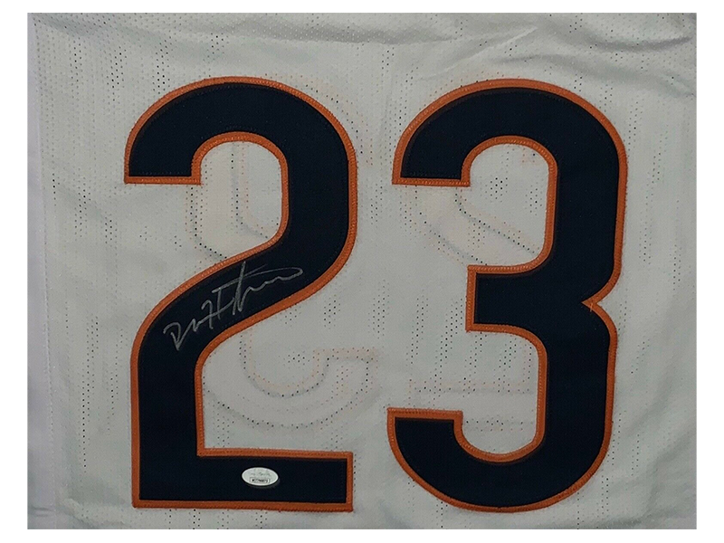 Devin Hester Autographed Chicago White  Football Jersey PSA