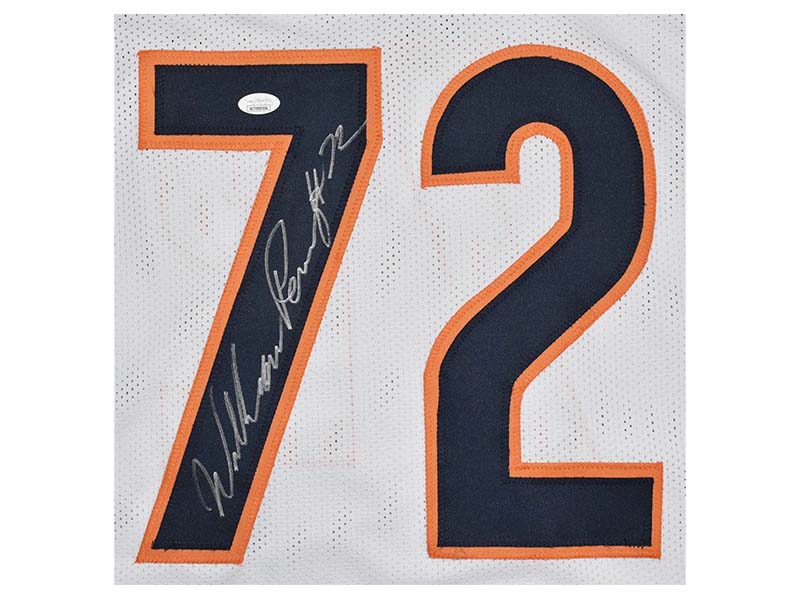 William Perry Autographed Chicago Pro Style White Football Jersey (JSA)