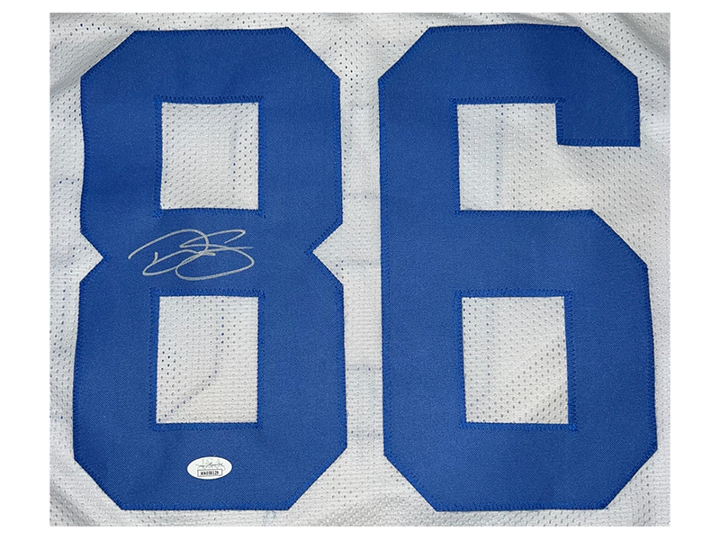 Dalton Schultz Autographed Pro Style White Dallas Football Jersey JSA