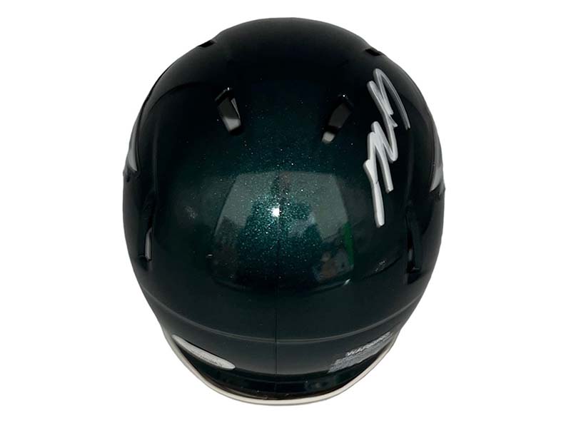 Michael Vick￼ Philadelphia Eagles Autographed Signed Speed Mini Helmet ( JSA )