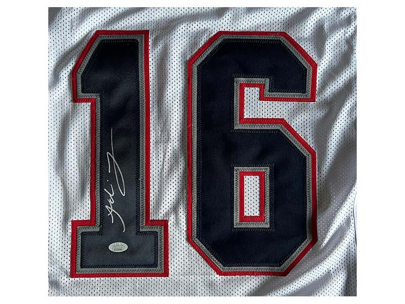 Jakobi Meyers Autographed New England Signed White Football Jersey (JSA)