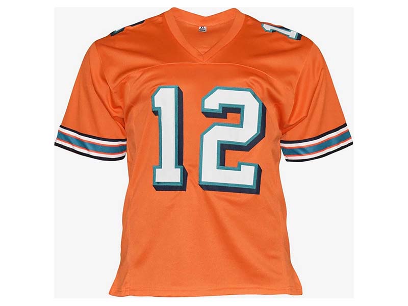 Bob Griese Autographed Miami Orange Football Jersey (JSA)