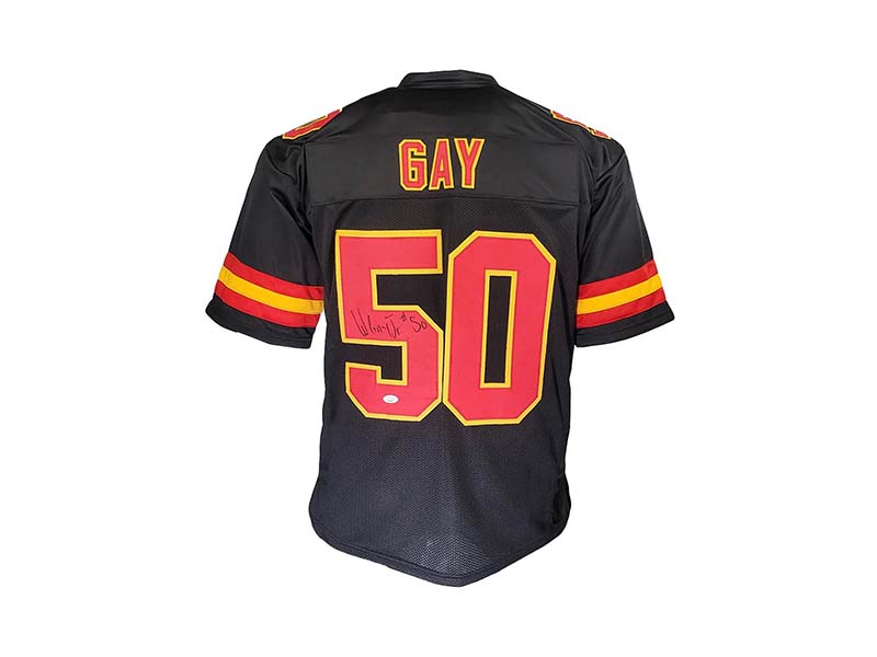 Willie Gay Jr Autographed Pro Style Kansas City Black Football Jersey (JSA)