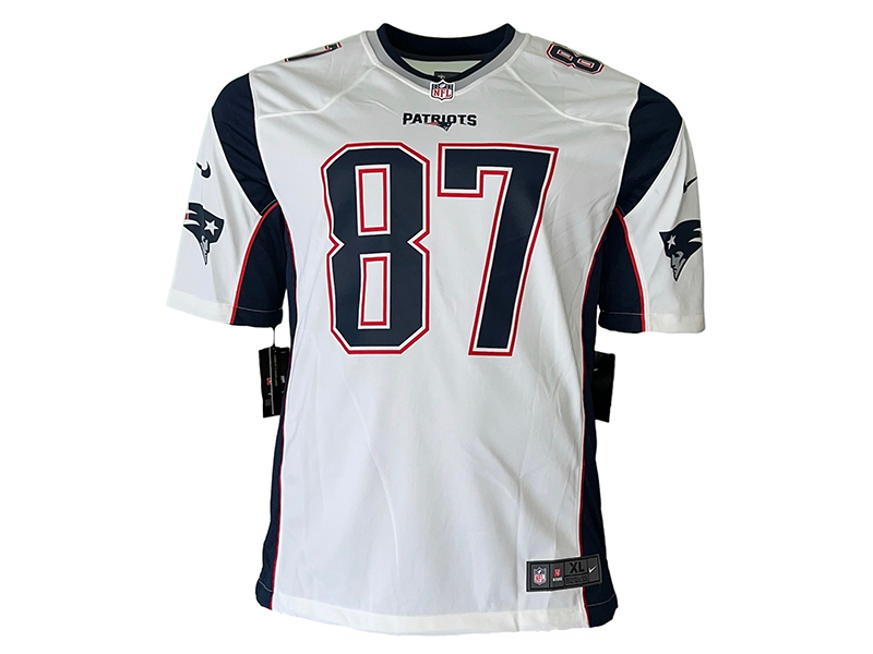 Rob Gronkowski New England Patriots Autographed Authentic NFL Nike Jersey  JSA