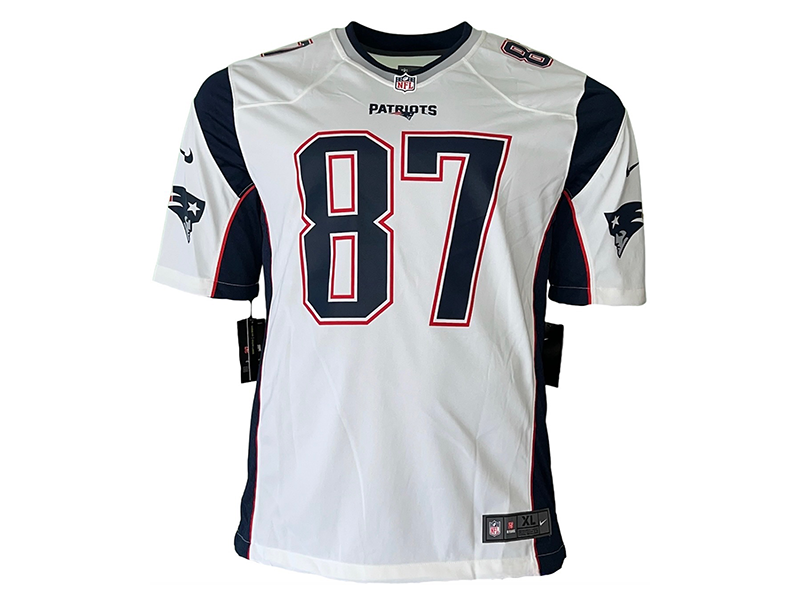 Rob Gronkowski New England Patriots Autographed Authentic NFL Nike Jersey JSA