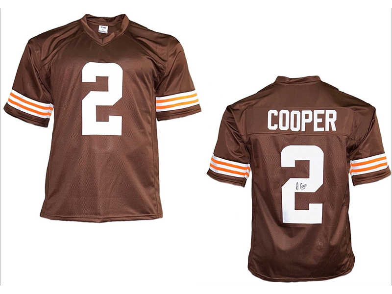 Amari Cooper Autographed Cleveland  Brown Football Jersey (JSA)