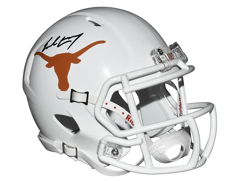 Earl Campbell Signed Texas Longhorns Speed Mini Replica Football Helmet (JSA)