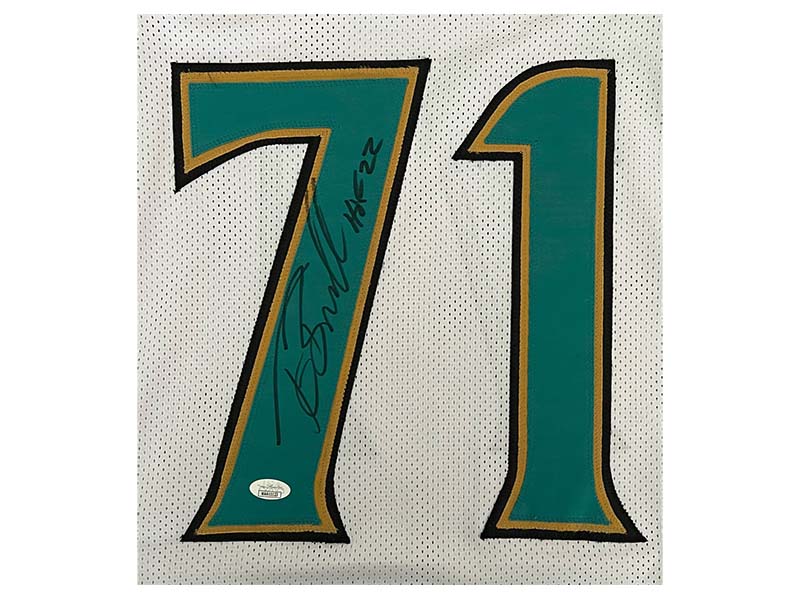 Tony Boselli Autographed Pro Style White Football Jersey JSA