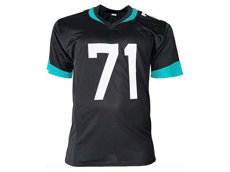Tony Boselli Autographed Jacksonville Black Football Jersey JSA