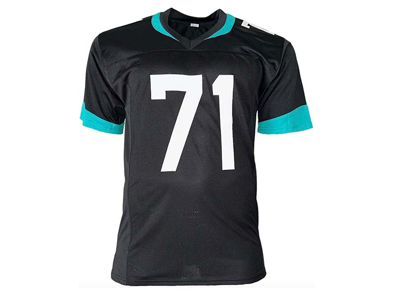 Tony Boselli Autographed Pro Style Black Football Jersey JSA