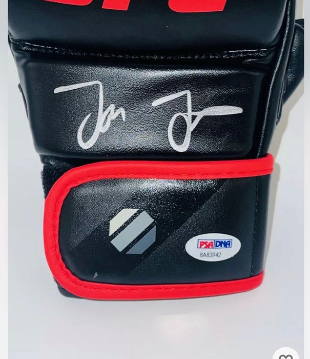 Jon “Bones”Jones Autographed UFC MMA Glove Black-Out (PSA)