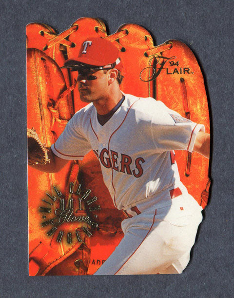 Will Clark Rangers #2 1994 Flair Hot Glove Die Cut Insert Card RARE SHORT PRINT