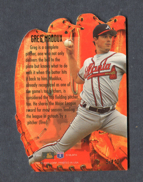 Matt Williams #10 of 10 Flair 1994 Baseball Infield Power Trading Card