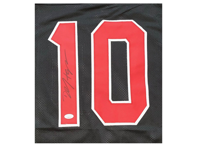 DeAndre Hopkins Autographed Arizona Pro Black Football Jersey (JSA)