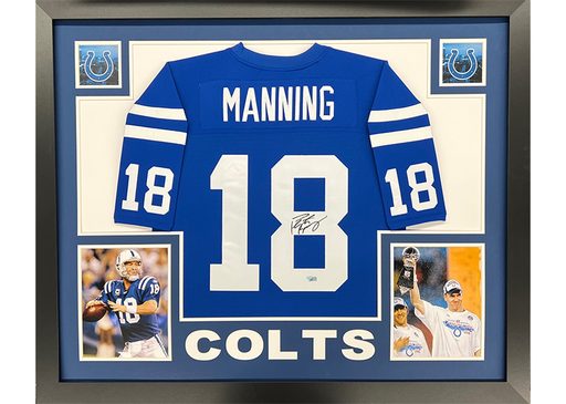 Autographed Indianapolis Framed Jersey | Golden Autographs