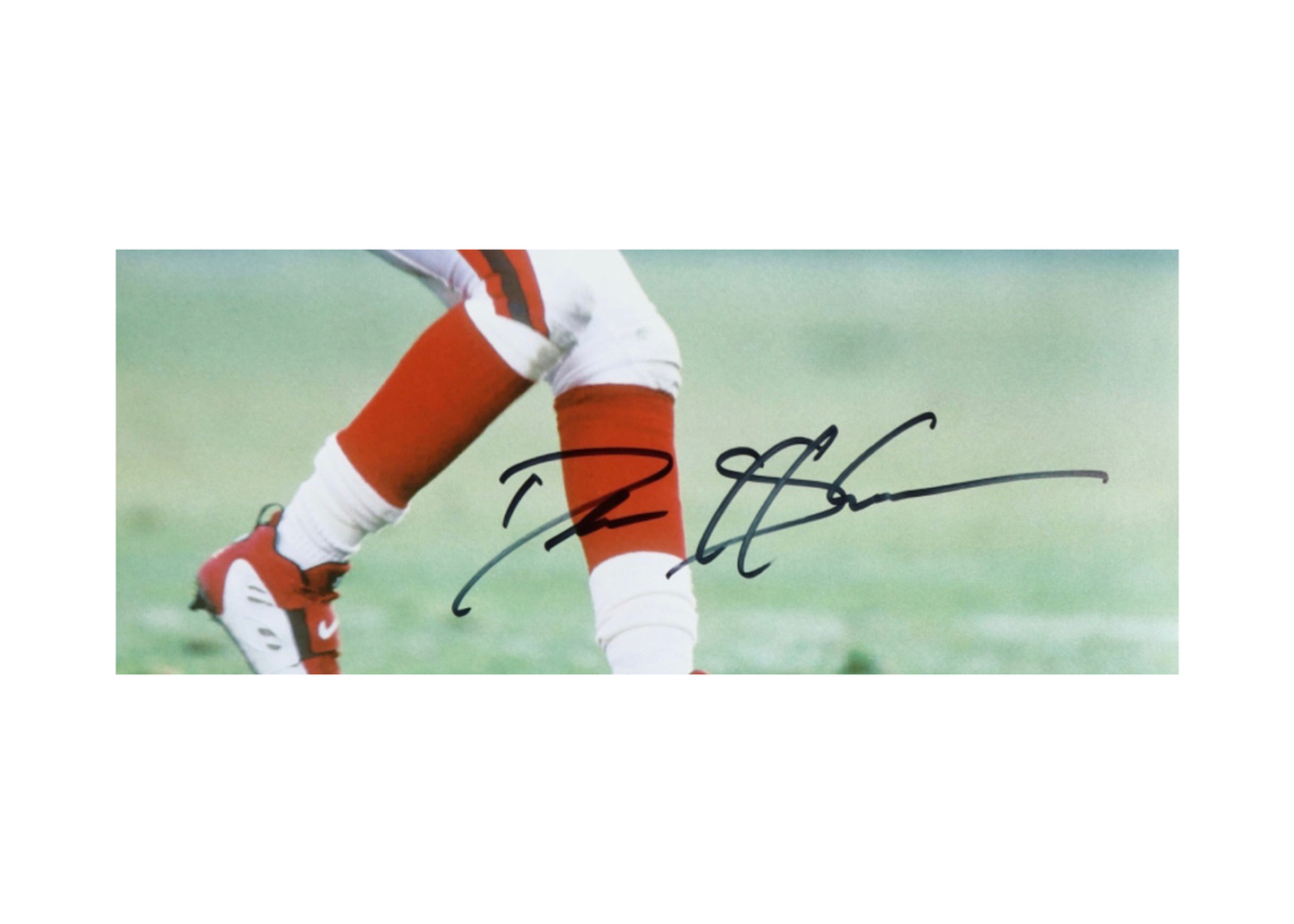 Deion Sanders Autographed San Francisco 49ers 16x20 Photo Beckett Witnessed
