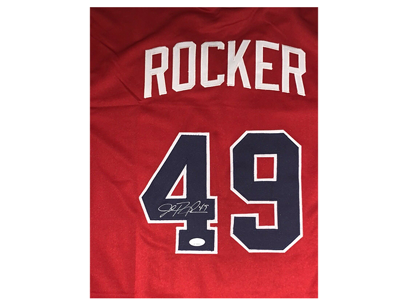 John Rocker Autographed Atlanta Red Baseball Jersey (JSA)