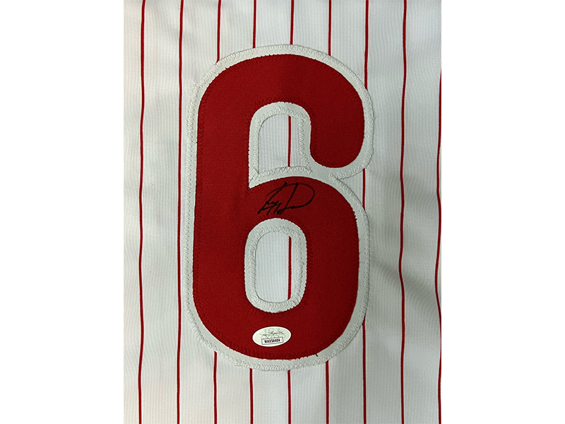 Ryan Howard Autographed Philadelphia White Pinstripe Baseball Jersey (JSA)