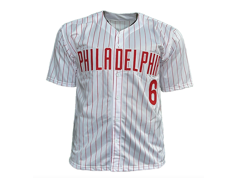 Ryan Howard Autographed Philadelphia White Pinstripe Baseball Jersey (JSA)