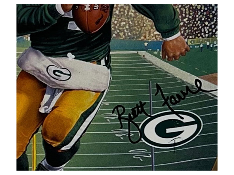 Bradford Exchange PLATE Green Bay Packers Brett Farve The Mudbowl