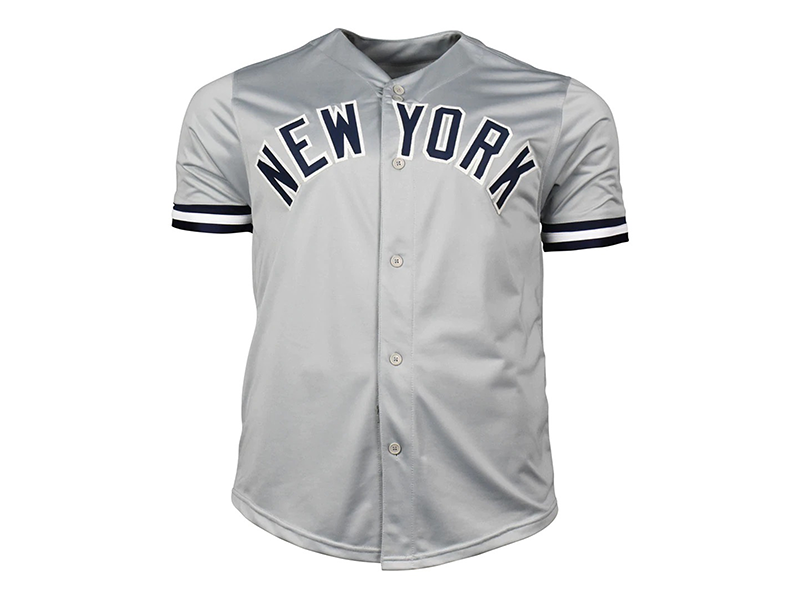 Reggie Jackson Autographed New York Gray Jersey JSA