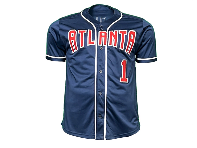 Ozzie Albies Autographed Atlanta Pro Style Baseball Jersey Blue (Beckett)