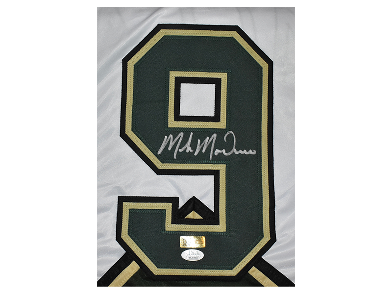 Mike Modano Autographed HOF 14 Incs Dallas Green Pro Style Jersey JS –  Golden Autographs