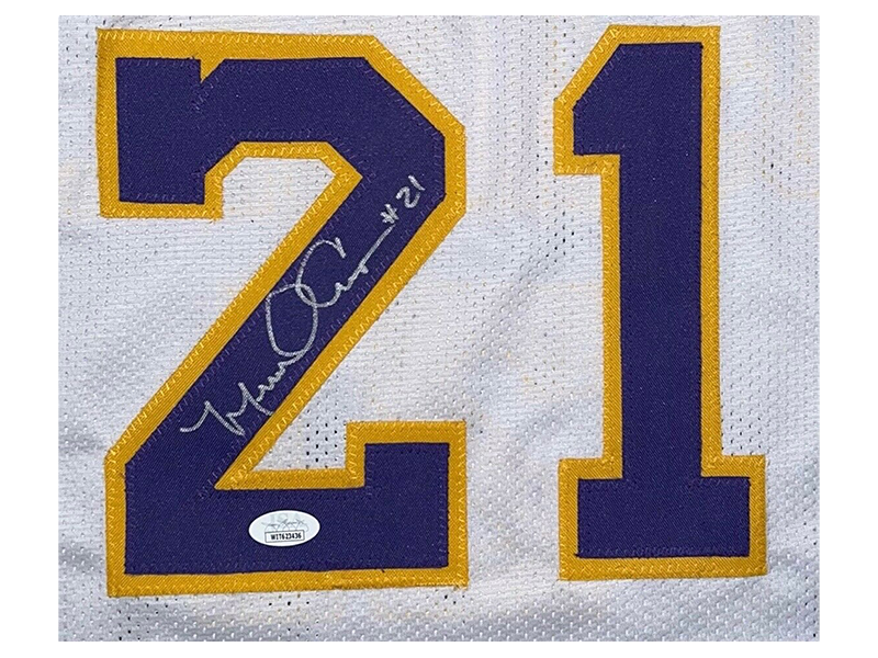 Michael Cooper Autographed Los Angeles White Basketball Jersey (JSA)