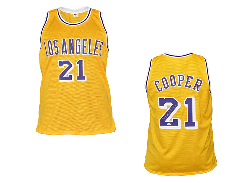 Michael Cooper Autographed Los Angeles Yellow Basketball Jersey (JSA)