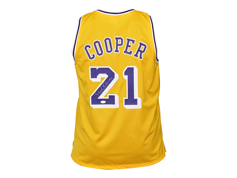 Michael Cooper Autographed Los Angeles Yellow Basketball Jersey (JSA)