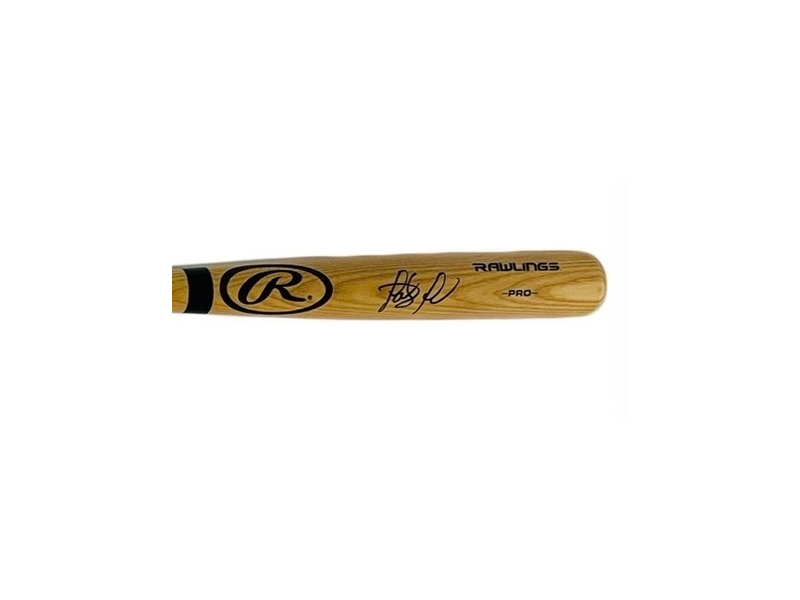 Fernando Tatís Junior Autographed blonde Rawlings bat Beckett