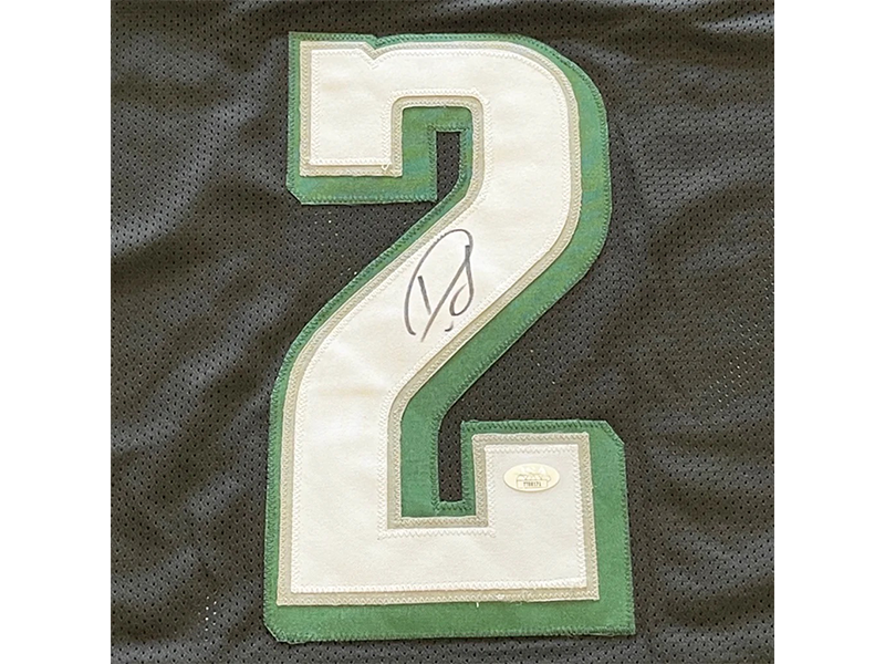 Darius Slay Jr. Autographed Pro Style Black Football Jersey (Beckett)