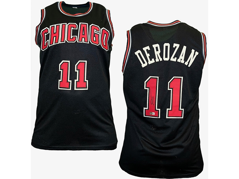DeMar DeRozan Autographed ProStyle Black Chicago Basketball Jersey Beckett