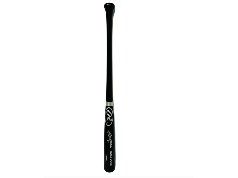 Vladimir Guerrero Jr. Autographed Black Rawlings Baseball Bat JSA