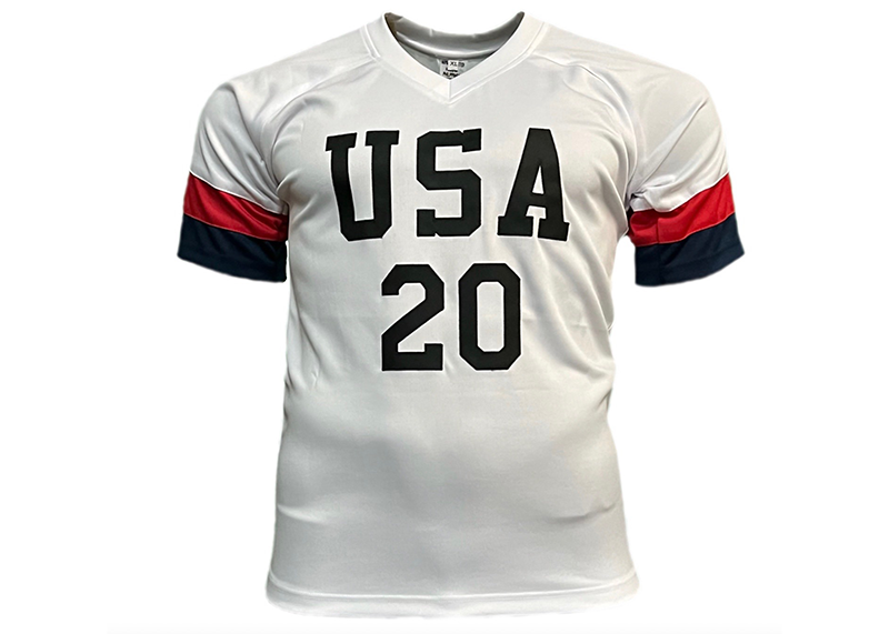 Signed Christen Press Jersey | Signed JSA Jerseys | Golden Autographs