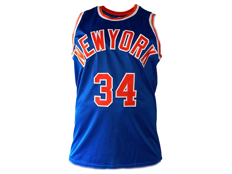 Charles Oakley Autographed New York Pro Style Basketball jersey (JSA)