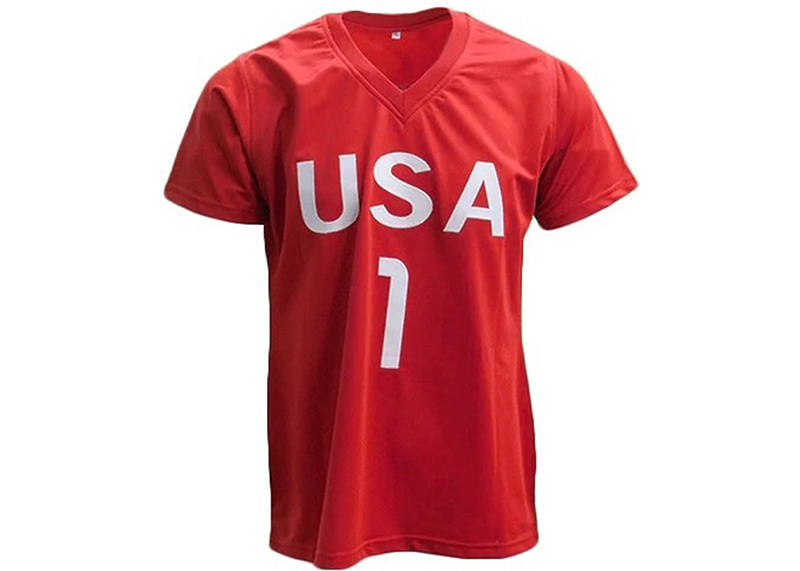 Hope Solo Autographed USA Soccer Jersey Red (JSA)