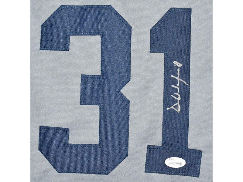 Dave Winfield Autographed New York Gray Baseball Jersey JSA