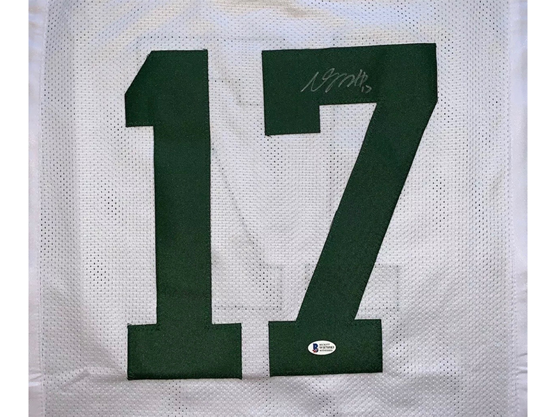 Davante Adams Autographed Pro-Style White Football Jersey (Beckett)