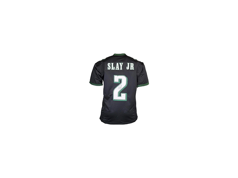 Darius Slay Jr. Autographed Pro Style Black Football Jersey (Beckett)