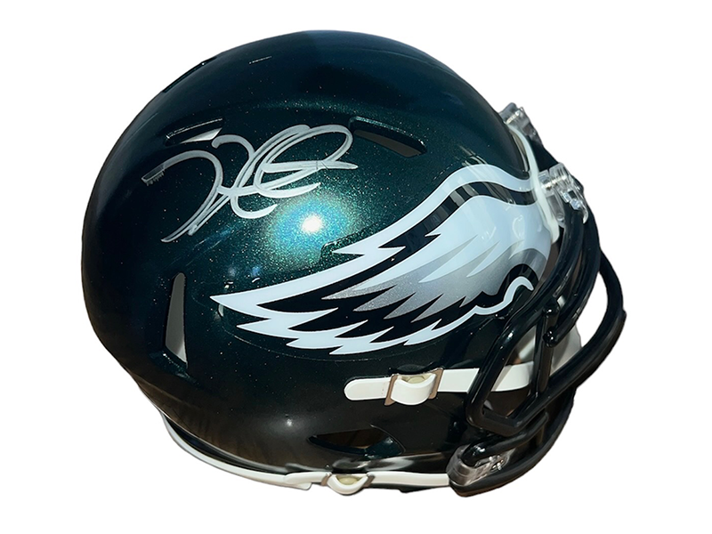 Jalen Hurts Signed Philadelphia Eagles Speed Mini Football Helmet (JSA)