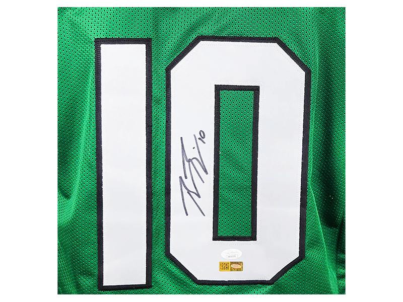 Braxton Berrios Signed New York Green Football Jersey (JSA)